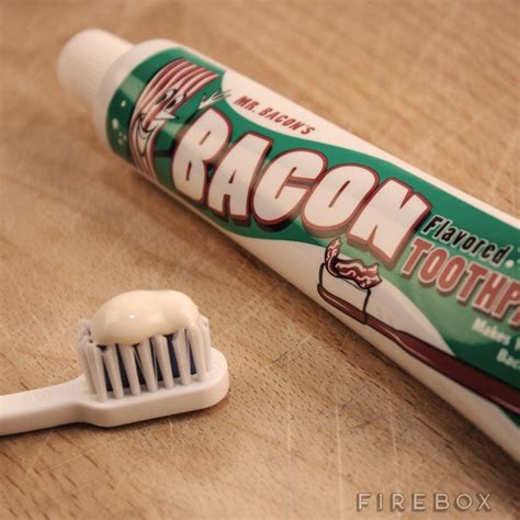 Bacon Toothpaste At Flavored Bacon Flavored Toothpaste