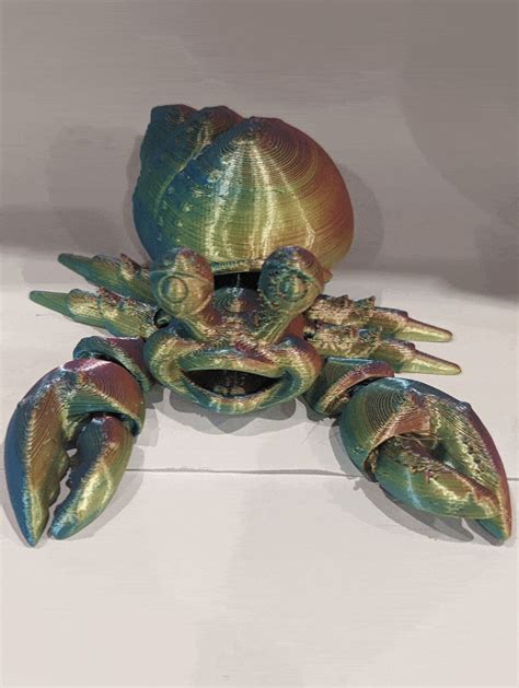 Flexible Hermit Crabs Featured Items 3d Printed Model Seller