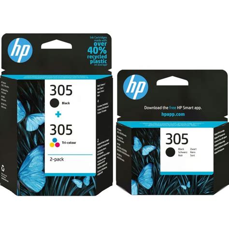 Hp 305 Black And 305 Combo Ink Cartridge Bundle Pack