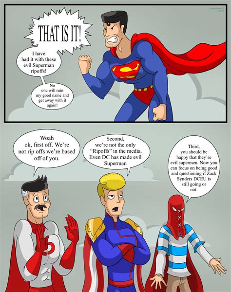 Superman Vs Evil Supermen By Cartoonfan402 Crossover Know Your Meme