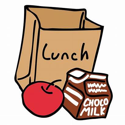 Clipart Lunch Clip Eat Lunches Box Students