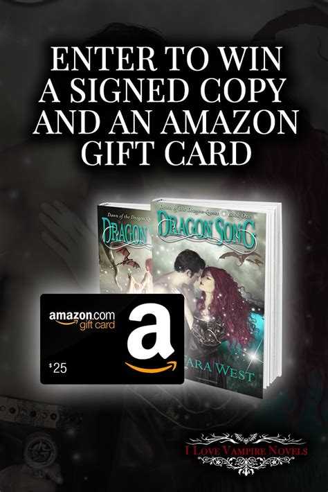 An Amazon Gift Card With The Title Enter To Win A Signed Copy And An Amazon Gift Card