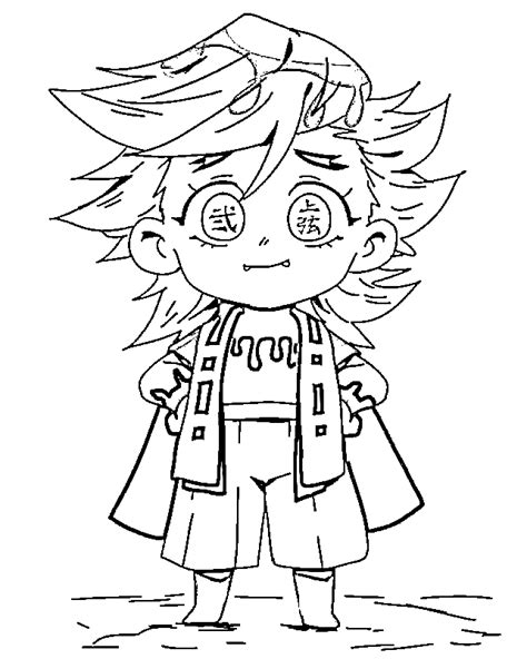Baby Doma From Demon Slayer Coloring Page Printable