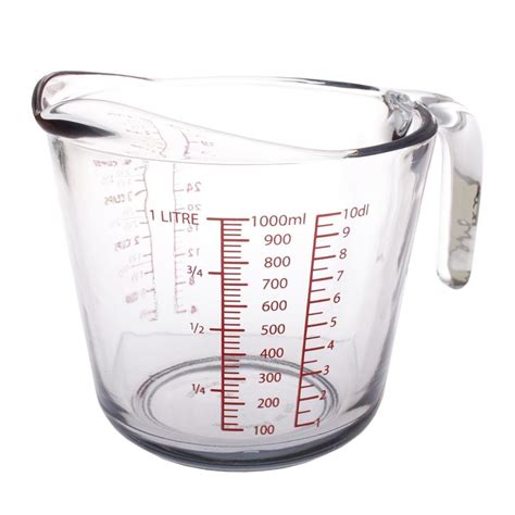 Kitchen Classics Glass 1 Liter Measure Jug 4 Cup | AusPoints.com.au