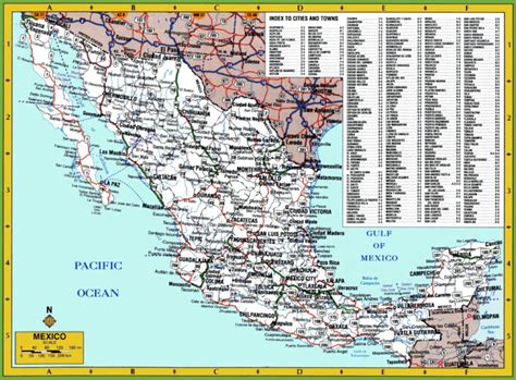 Map Of Mexico And Its Cities Full Size Gifex Ruby Printable Map My