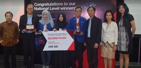 The cimb asean stock challenge has returned for the eighth year to challenge university students to demonstrate their investment and analytical skills. Runner Up of CIMB ASEAN Stock Challenge 2017 - Sampoerna ...