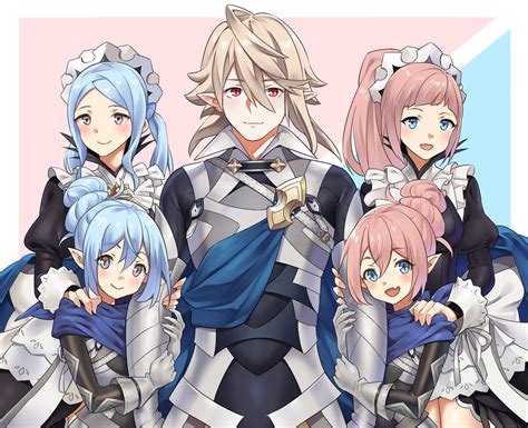 Corrin Corrin Felicia Kana Flora And 1 More Fire Emblem And 1 More Drawn By Ignition