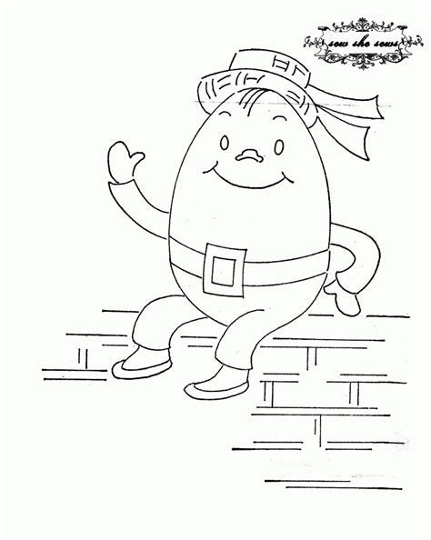 Looks like humpty dumpty has fallen off the wall again. Humpty Dumpty Coloring Pages - Coloring Home