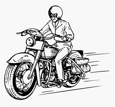 Motorcycle Clipart Black And White Free Reviewmotors Co
