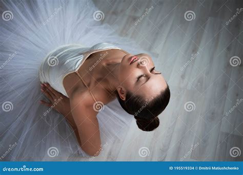 Sensual Ballerina Posing Studio Shot Stock Photo Image Of