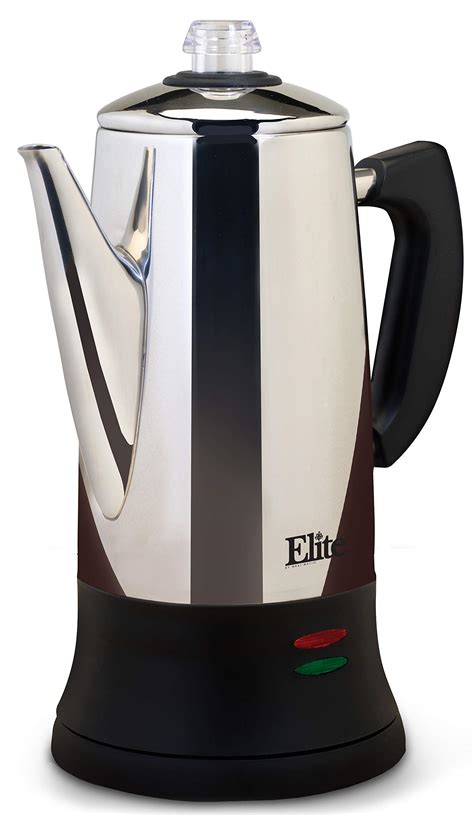 Elite 12 Cup Percolator Automatic Electric Tea Coffee Maker Pot Stainless Steel Ebay