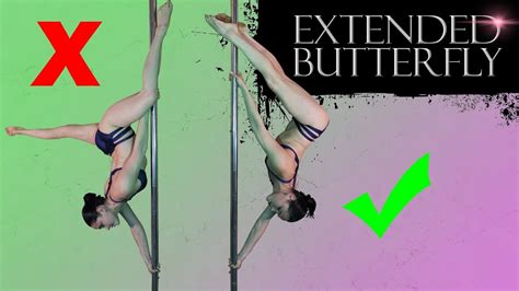 Extended Butterfly Pole Dance Tutorial 8 Youtube