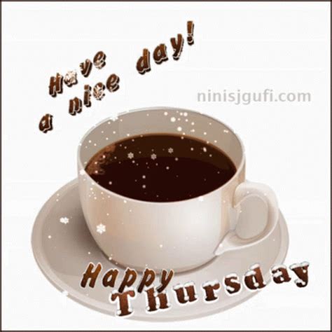 Happy Thursday Coffee Gif Happythursday Coffee Haveaniceday