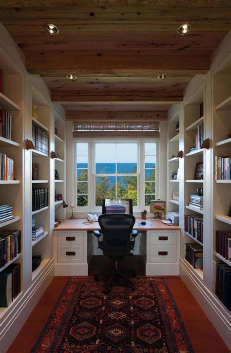 28 Dreamy Home Offices With Libraries For Creative Inspiration Home