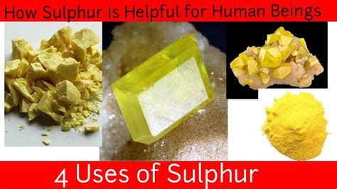 4 Uses Of Sulphur How It Is Helpful For Human Beings In Daily Life
