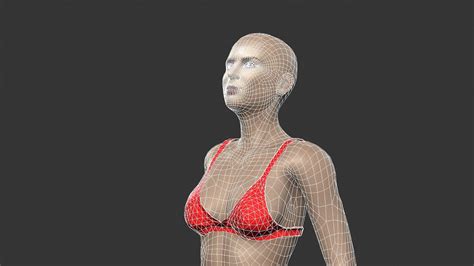 Download File Beautiful Woman Rigged 3d Character • 3d Print Template ・ Cults