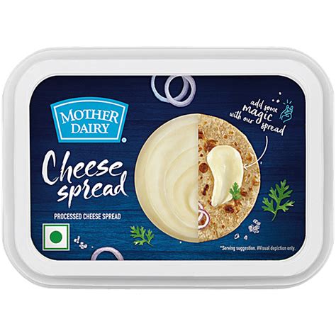 Buy Mother Dairy Cheese Spread Creamy Plain 180 Gm Online At The Best