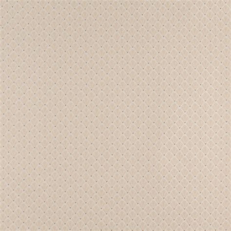 Beige And White Small Scale Shell Jacquard Woven Upholstery Fabric By