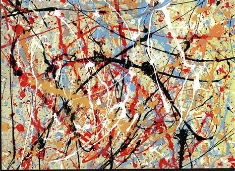 Jackson Pollock Painting By Street Art Fine Art America