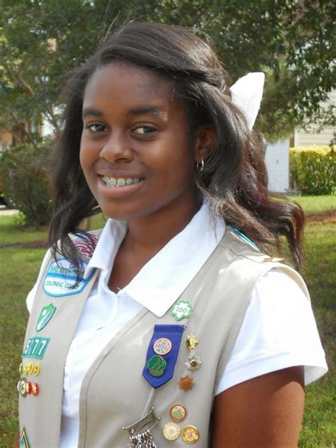 Girl Scout Ambassador Isabel From Chesapeake Has Earned The Girl Scout Gold Award The Highest