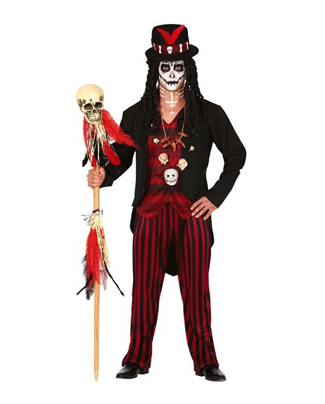 Voodoo Warlock Men Costume For Halloween Horror