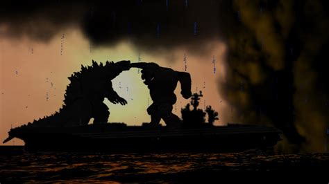 Aircraft Carrier Battle Stop Motion Sneak Peek Godzilla Vs Kong 2021