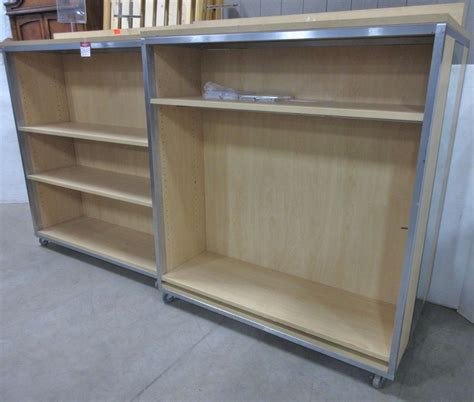 Albrecht Auctions Commercial Grade Shelving Unit On Wheels With Heavy