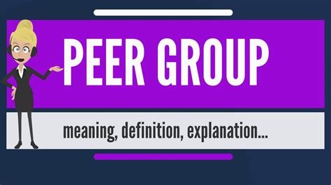 May anyone explain me the difference between what's that mean? and what does that mean?. What is PEER GROUP? What does PEER GROUP mean? PEER GROUP ...