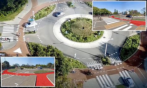 Uks First Dutch Style Roundabout Opens Today In Cambridge This Is Money