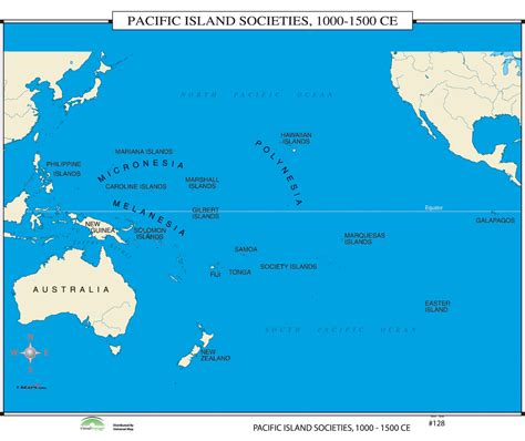 Political Map Of South Pacific United States Map