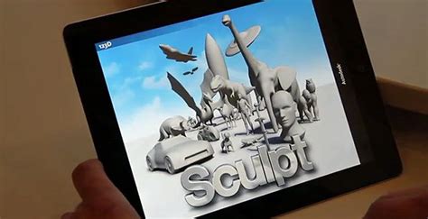 Autodesk 123d Sculpt App For Ipad New 3d Sculpting And Painting App