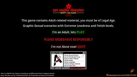 Red Sakura Mansion Fan Game Renpy Porn Sex Game V002 Download For