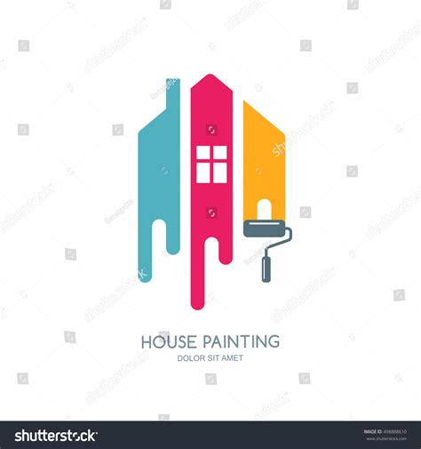 Is a professional company manufacturing novelty products. House Painting Service Decor Repair Multicolor Stock ...