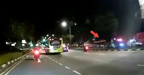 cyclist gets trapped under bus on loyang avenue and passes away sbs driver arrested over accident
