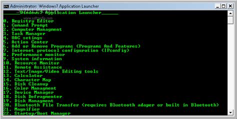 Download Windows7 Application Launcher