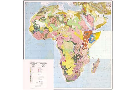 Геологическая карта Африки