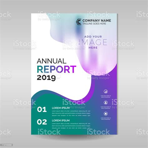 Creative Annual Report Template Stock Illustration Download Image Now