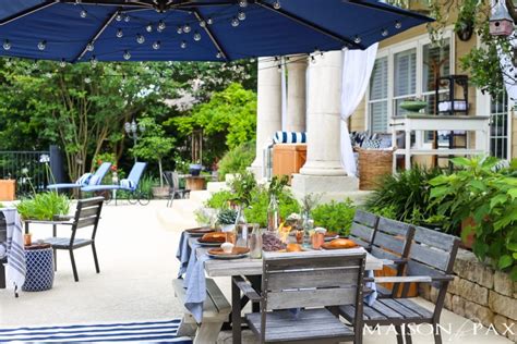 Summer Outdoor Dining Space Reveal Maison De Pax