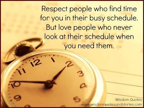 Respect Time Quotes Quotesgram