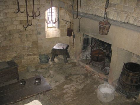 Medieval Kitchen At Beynac Castle Pics4learning