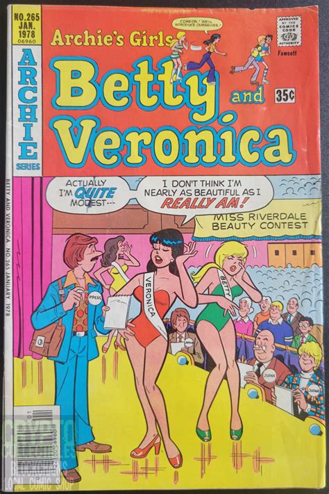 Betty And Veronica 265 1978 Comic Book Etsy