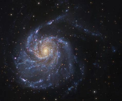 The Pinwheel Galaxy Or M101 In Ursa Major Pinwheel Galaxy Pinwheels
