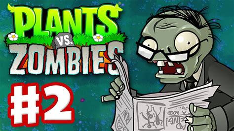 Plants Vs Zombies Gameplay Walkthrough Part 2 World 2 Hd Youtube