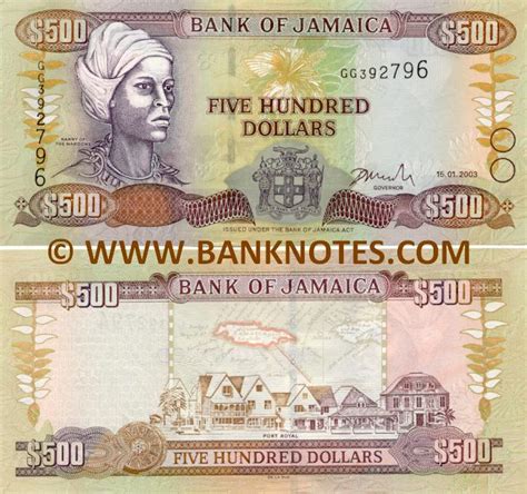 Got something to say on this page? Jamaica 500 Dollars 2003 - Jamaican Currency Bank Notes, Paper Money, World Currency, Banknotes ...