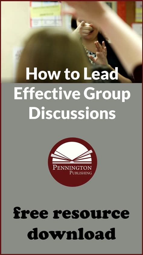 Learn How To Lead An Effective Group Discussion Increase Participation