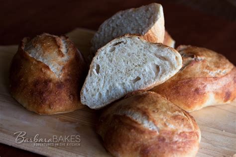 I prefer white over whole wheat for this roll. Brötchen German-style Hard Roll Recipe | Barbara Bakes
