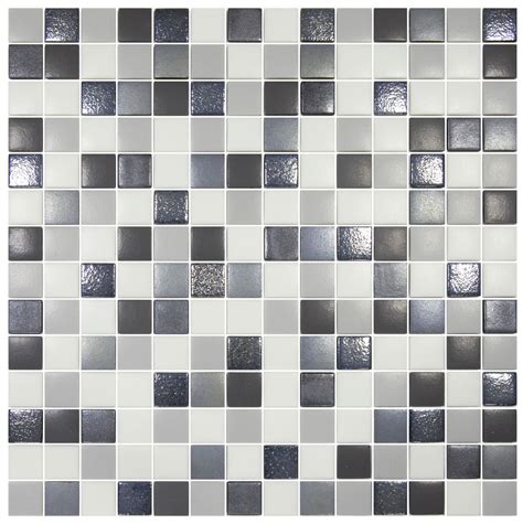 Obklad Mozaika Skleněná Bílá šedá Texturas Loft