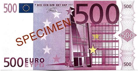 500 Euro Specimen Eurozone Numista