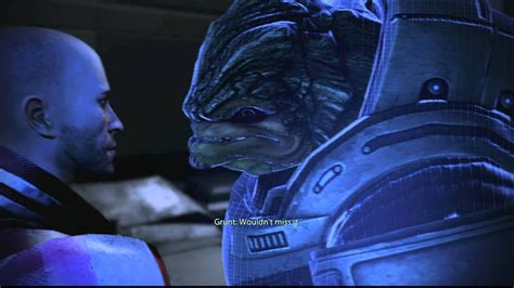 Mass Effect 3 Final Goodbyes Grunt Youtube