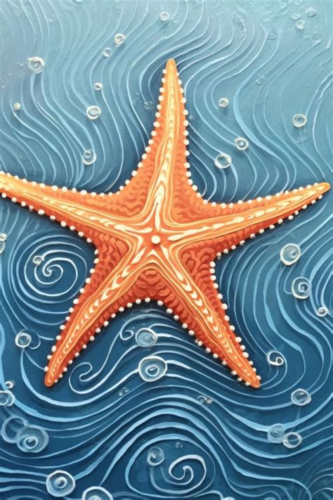 Starfish Wall Art Starfish Printable Modern Beach Art Starfish